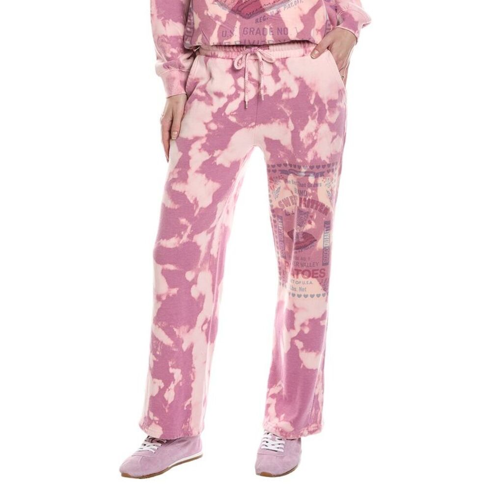 Nu Vintage Womens  Sweet Kitty Sweatpant, Purple